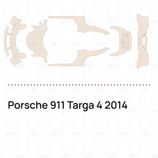 Pre-Cut PPF Porsche 911 Targa 4 2014