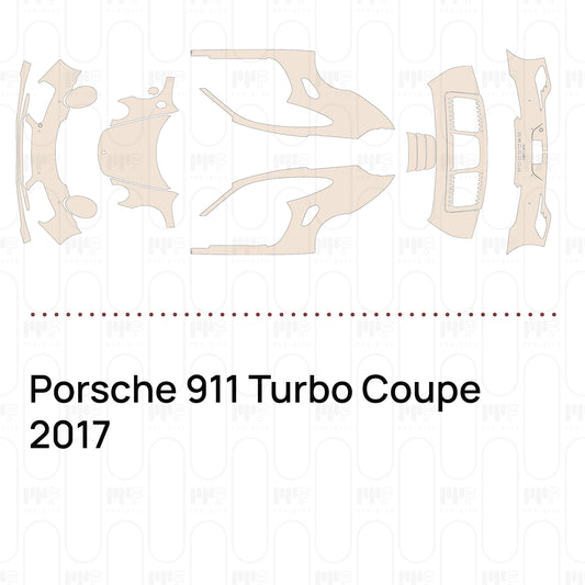 Pre-Cut PPF Porsche 911 Turbo Coupe 2017