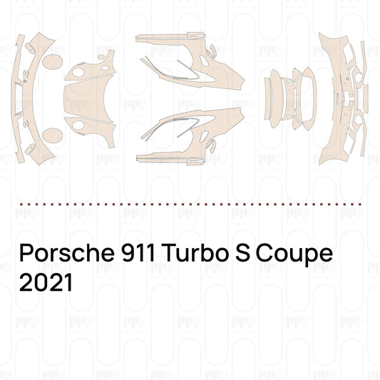 Pre-Cut PPF Porsche 911 Turbo S Coupe 2021