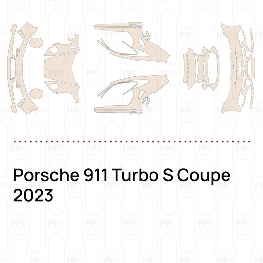 Pre-Cut PPF Porsche 911 Turbo S Coupe 2023