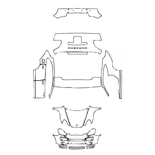 Pre-Cut PPF Porsche Cayenne Cayenne Platinum Edition 2014 - PPF-Kits