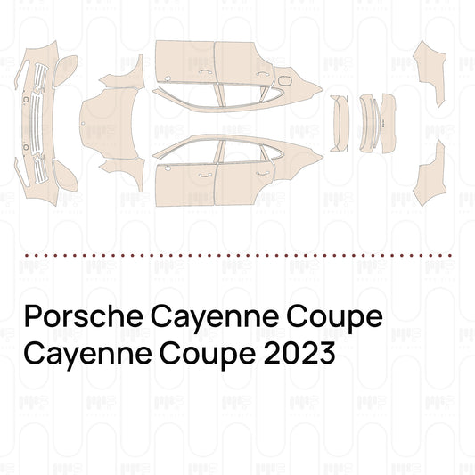 Pre-Cut PPF Porsche Cayenne Coupe Cayenne Coupe 2023