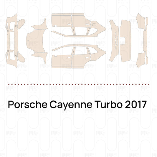 Pre-Cut PPF Porsche Cayenne Turbo 2017