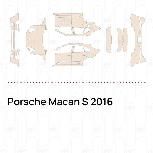 Pre-Cut PPF Porsche Macan S 2016