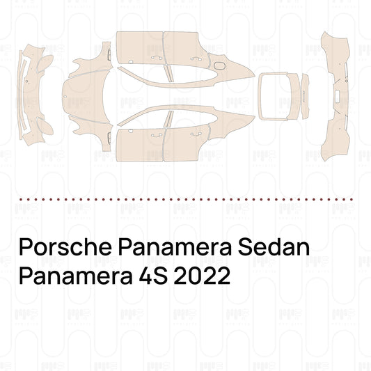 Pre-Cut PPF Porsche Panamera Sedan Panamera 4S 2022