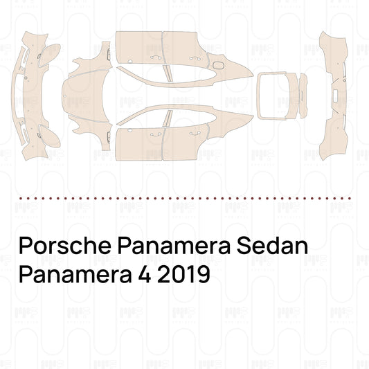 Pre-Cut PPF Porsche Panamera Sedan Panamera 4 2019