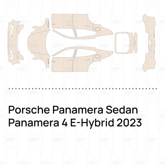 Pre-Cut PPF Porsche Panamera Sedan Panamera 4 E-Hybrid 2023