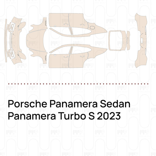 Pre-Cut PPF Porsche Panamera Sedan Panamera Turbo S 2023