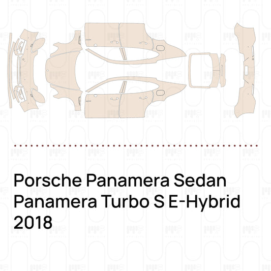 Pre-Cut PPF Porsche Panamera Sedan Panamera Turbo S E-Hybrid 2018