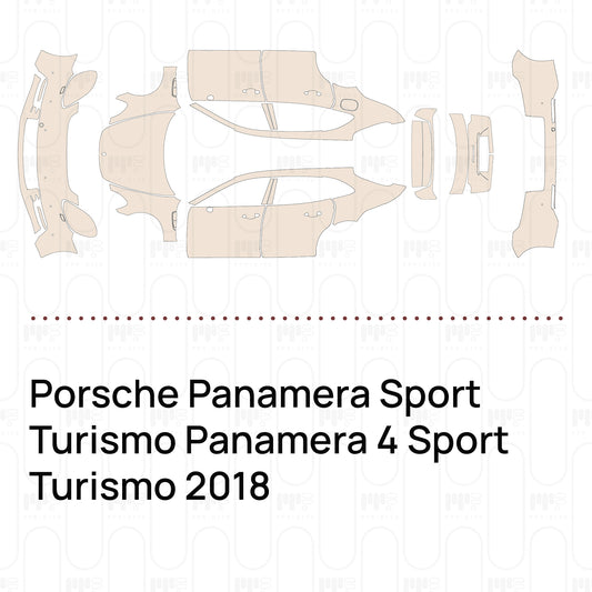 Pre-Cut PPF Porsche Panamera Sport Turismo Panamera 4 Sport Turismo 2018
