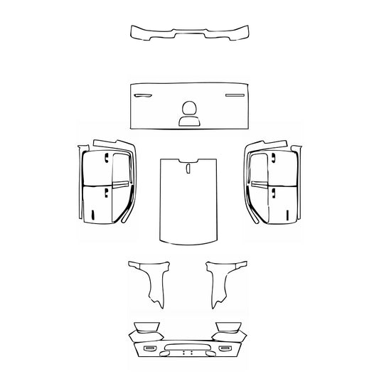 Pre-Cut PPF RAM Trucks 1500 Crew Cab Laramie 2020 - PPF-Kits
