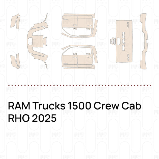 RAM Trucks 1500 Crew Cab RHO 2025 – Forskåret PPF-lakbeskyttelsesfilm