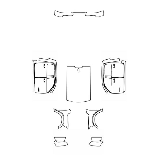 Pre-Cut PPF RAM Trucks 1500 Crew Cab Rebel 2020 - PPF-Kits