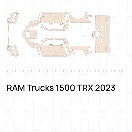 RAM Trucks 1500 TRX 2023 – Forskåret PPF-lakbeskyttelsesfilm
