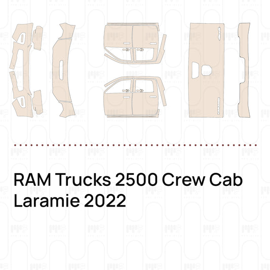 RAM Trucks 2500 Crew Cab Laramie 2022 – Forskåret PPF-lakbeskyttelsesfilm