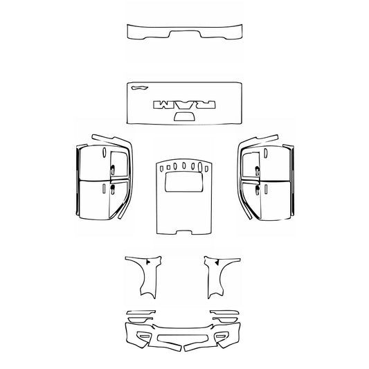 Pre-Cut PPF RAM Trucks 2500 Crew Cab Tradesman 2025 - PPF-Kits