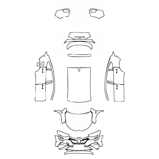 Pre-Cut PPF Renault Arkana Esprit Alpine 2023 - PPF-Kits