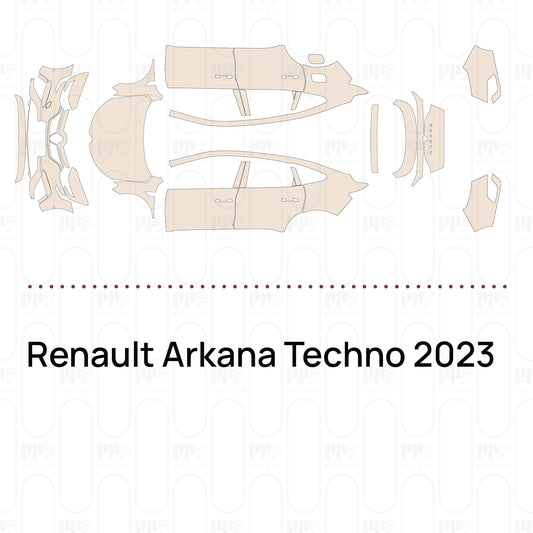 Pre-Cut PPF Renault Arkana Techno 2023