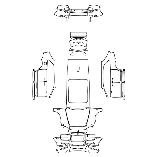 Pre-Cut PPF Rolls-Royce Cullinan 2019 - PPF-Kits
