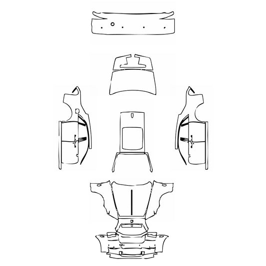 Pre-Cut PPF Rolls-Royce Ghost Standard Wheelbase 2018 - PPF-Kits