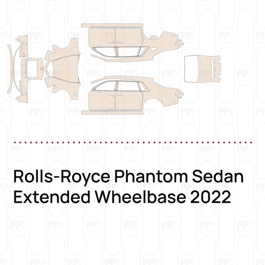 Pre-Cut PPF Rolls-Royce Phantom Sedan Extended Wheelbase 2022