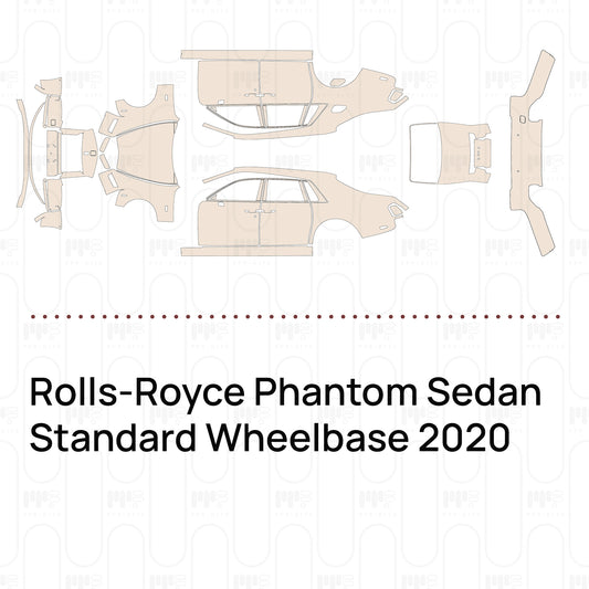 Pre-Cut PPF Rolls-Royce Phantom Sedan Standard Wheelbase 2020