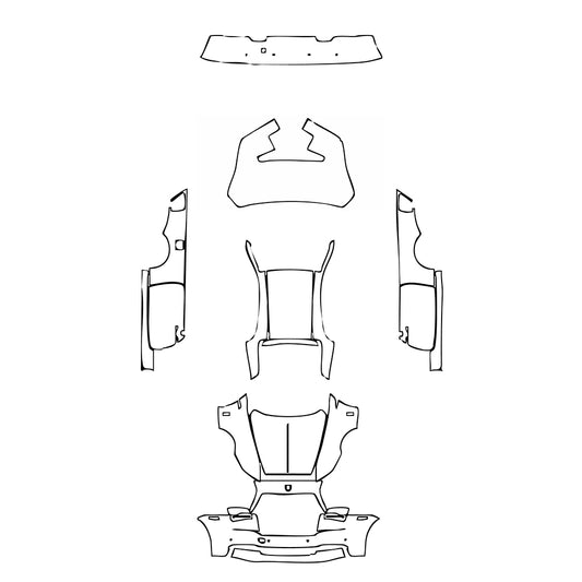 Pre-Cut PPF Rolls-Royce Wraith 2023 - PPF-Kits