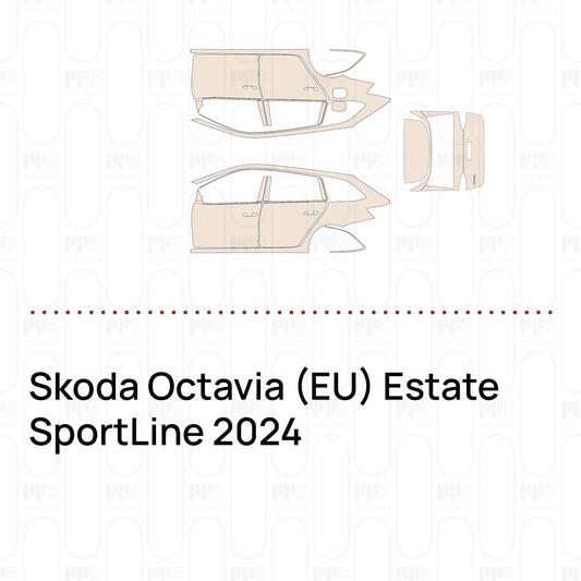 Pre-Cut PPF Skoda Octavia (EU) Estate SportLine 2024