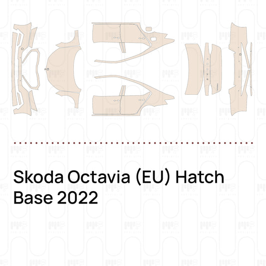 Pre-Cut PPF Skoda Octavia (EU) Hatch Base 2022