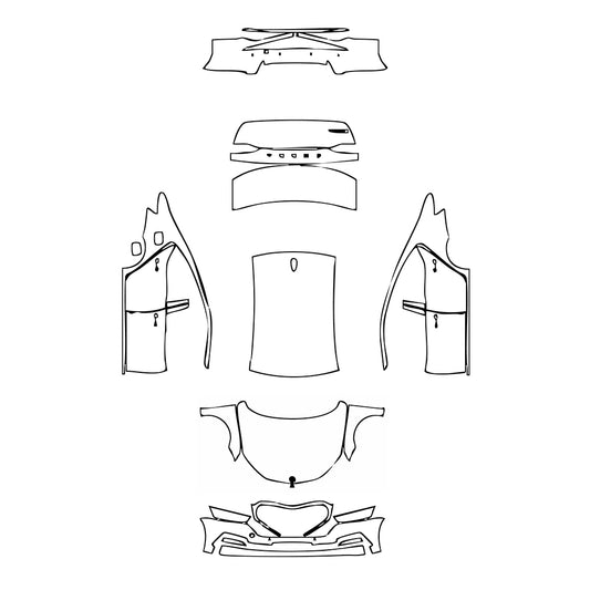 Pre-Cut PPF Skoda Octavia (EU) Hatch Base 2023 - PPF-Kits