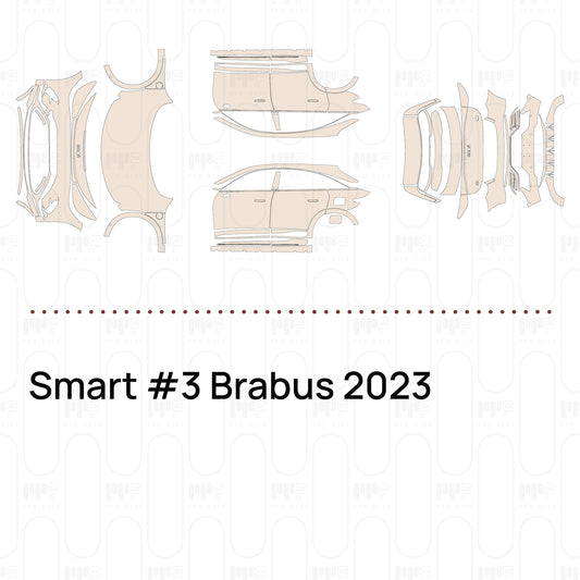 Pre-Cut PPF Smart #3 Brabus 2023