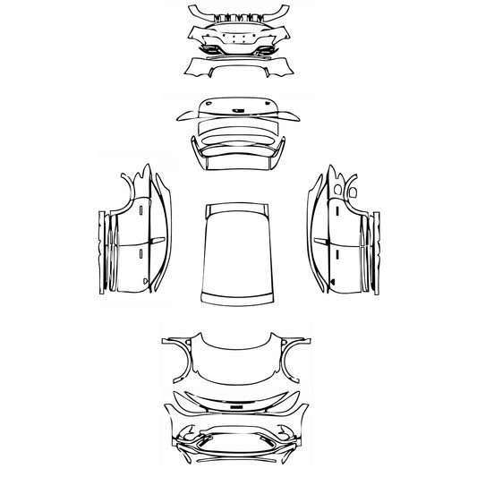 Pre-Cut PPF Smart #3 Brabus 2024 - PPF-Kits