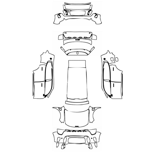 Pre-Cut PPF Smart #5 Base 2025 - PPF-Kits