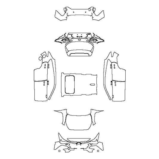 Pre-Cut PPF Subaru Crosstrek (US) Premium 2023 - PPF-Kits