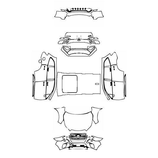 Pre-Cut PPF Subaru Forester (US) Limited 2024 - PPF-Kits