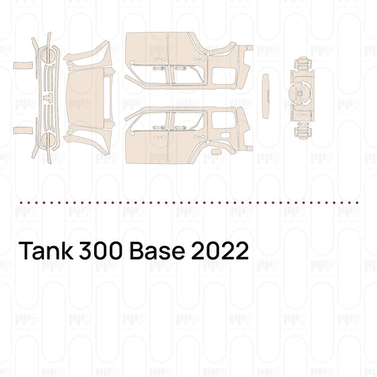Tank 300 Base 2022 – Forskåret PPF-lakbeskyttelsesfilm