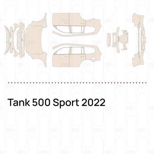 Tank 500 Sport 2022 – Forskåret PPF-lakbeskyttelsesfilm