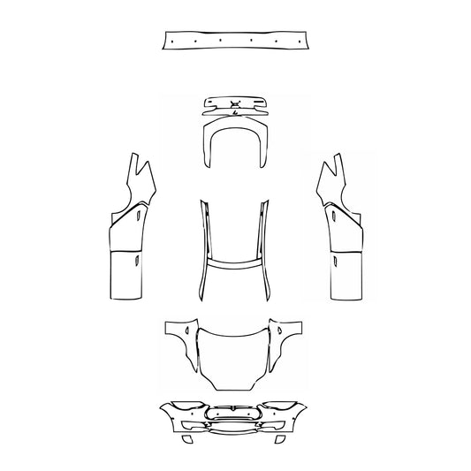 Pre-Cut PPF Tesla Model S 2014 - PPF-Kits