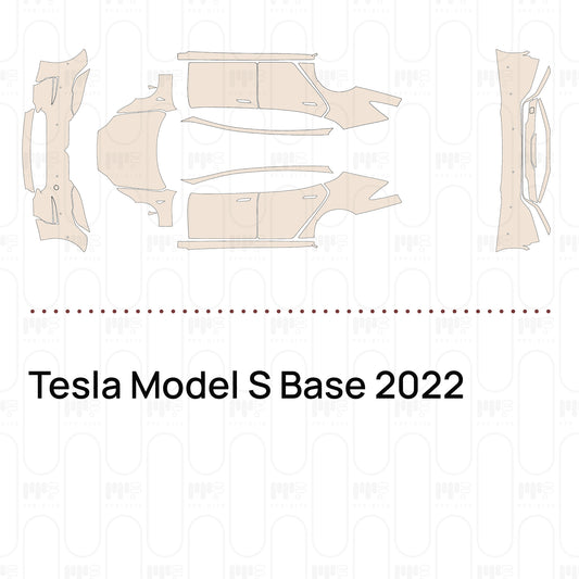 Pre-Cut PPF Tesla Model S Base 2022