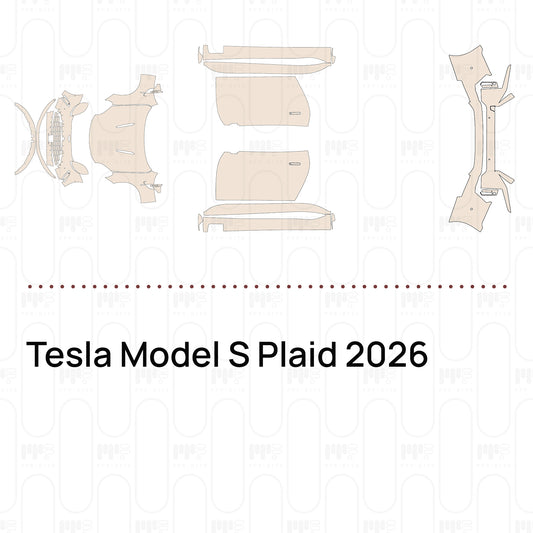 Pre-Cut PPF Tesla Model S Plaid 2026