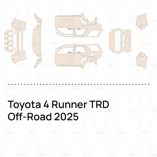 Pre-Cut PPF Toyota 4 Runner TRD Off-Road 2025