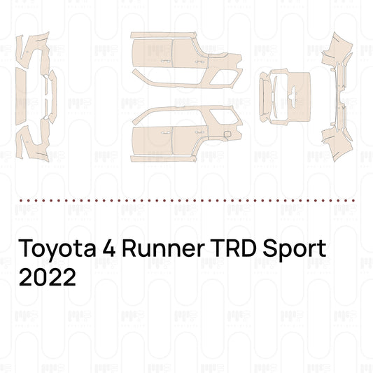 Pre-Cut PPF Toyota 4 Runner TRD Sport 2022
