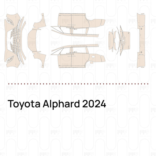 Pre-Cut PPF Toyota Alphard 2024