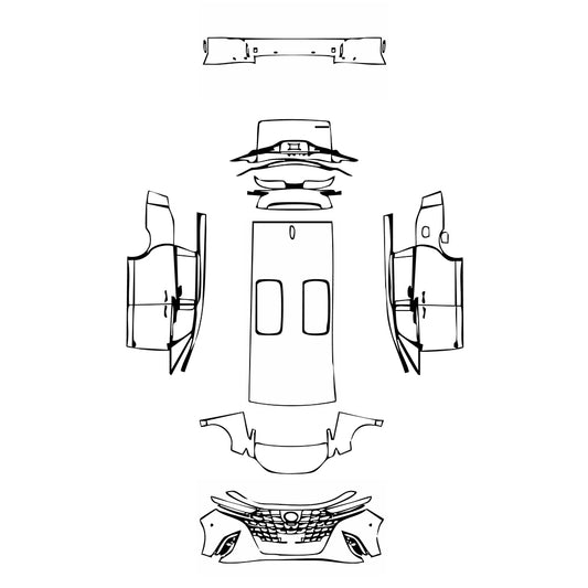 Pre-Cut PPF Toyota Alphard 2025 - PPF-Kits