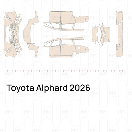 Pre-Cut PPF Toyota Alphard 2026