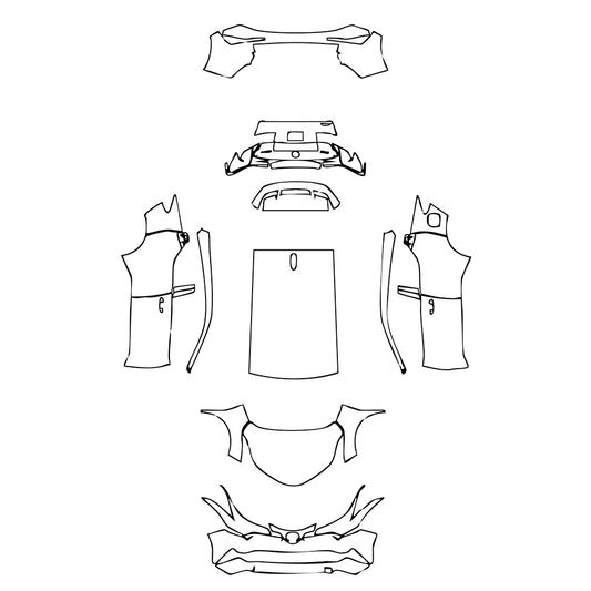 Pre-Cut PPF Toyota C-HR 2019 - PPF-Kits