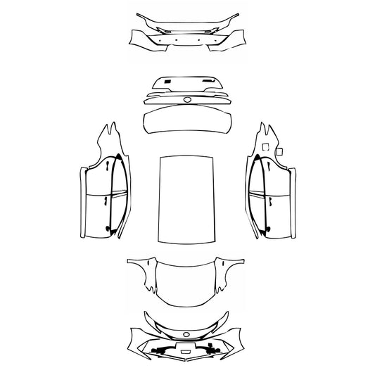 Pre-Cut PPF Toyota Camry (CN) Luxury 2024 - PPF-Kits