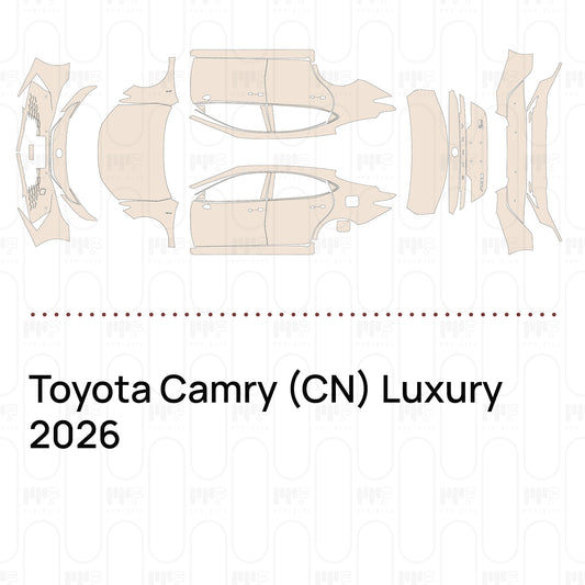 Pre-Cut PPF Toyota Camry (CN) Luxury 2026