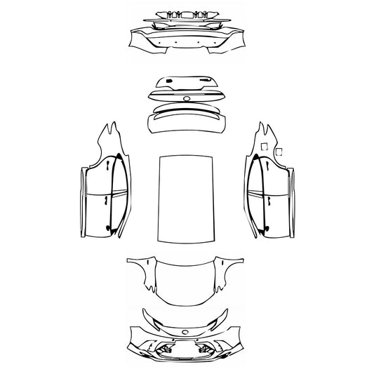 Pre-Cut PPF Toyota Camry (CN) Sport Plus 2025 - PPF-Kits