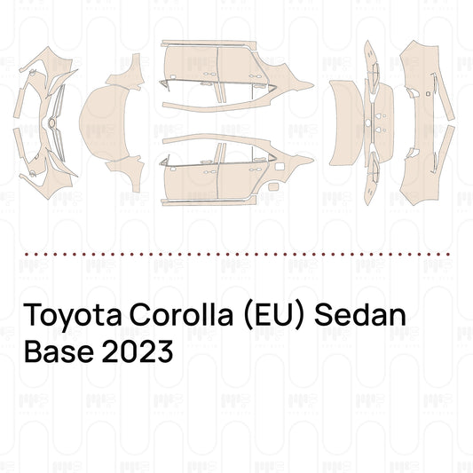 Pre-Cut PPF Toyota Corolla (EU) Sedan Base 2023